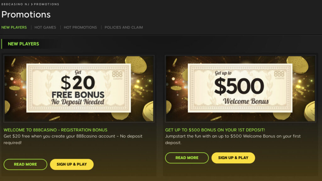 888casino Welcome offers for new players